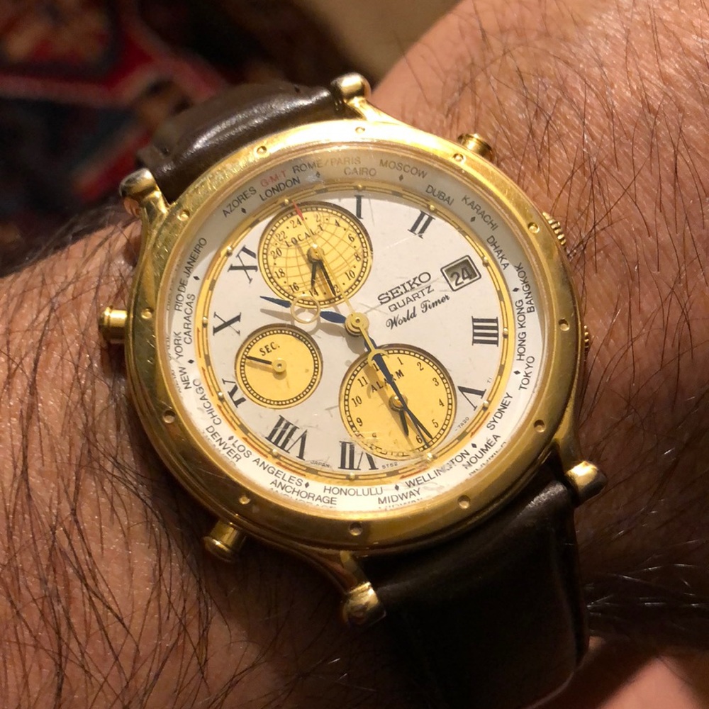 Seiko quartz watch-unisex